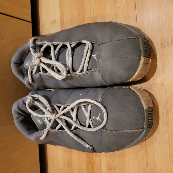 Nike Air Jordan TE² sneakers shoes Mens size US10 grey/white - Picture 3 of 10